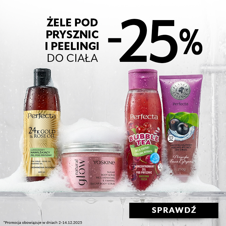 Peelingi, żele pod prysznic