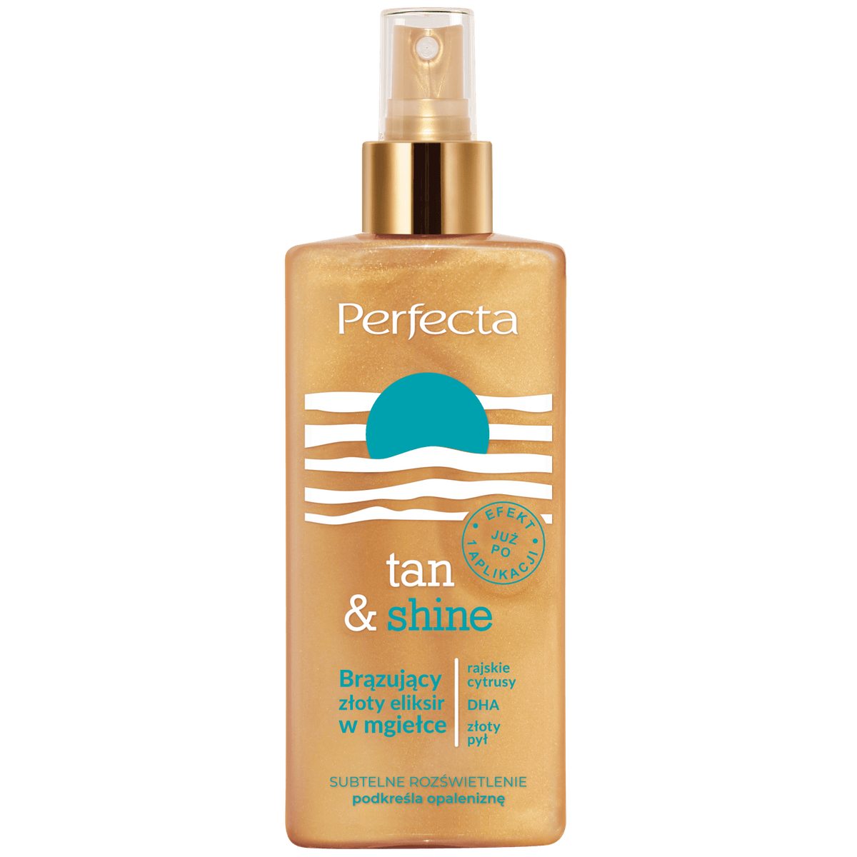 Perfecta Tan&Shine Brązująco- rozświetlająca mgiełka do ciała