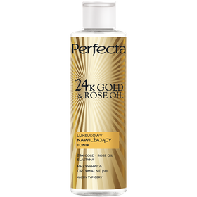 Perfecta 24K Gold&Rose Oil Luxuriöses, feuchtigkeitsspendendes Gesichtswasser