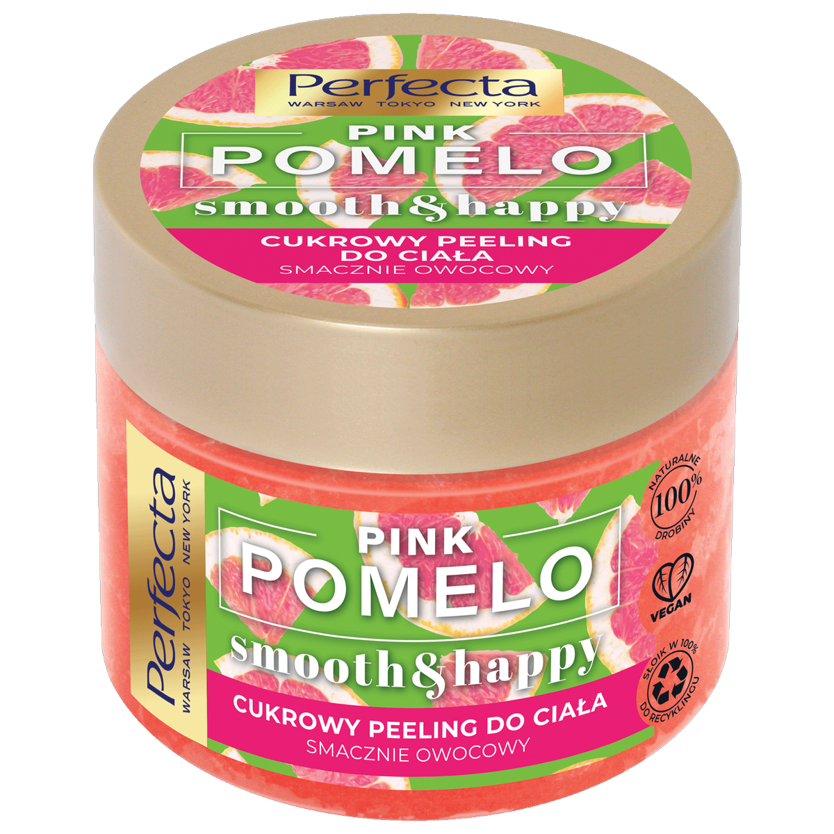 Perfecta Cukrowy peeling do ciała PINK POMELO