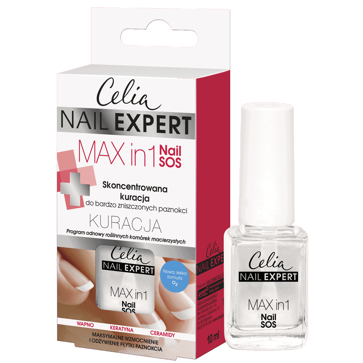 Celia Nail Expert Odżywka do paznokci MAX IN 1 NAIL SOS