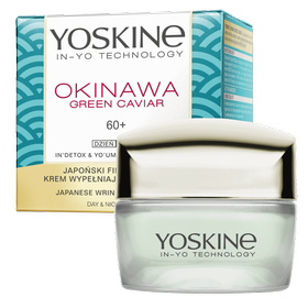 Yoskine Okinawa Green Caviar krem do twarzy z kawiorem na dzień i noc 60+