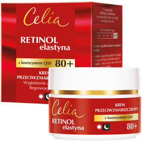 Celia Retinol & Elastin Anti-Falten-Creme mit Coenzym Q10 für Tag und Nacht 80+