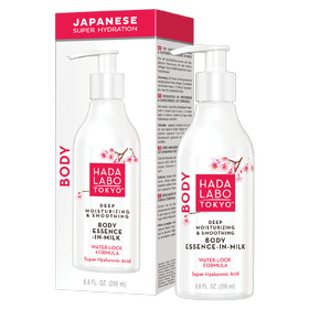 Hada Labo Tokyo Body Tief Feuchtigkeitsspendende & Glättende Körperessenz In Milch