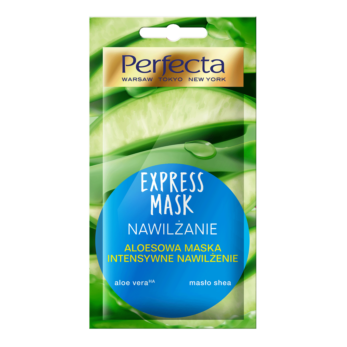 Perfecta Express Mask Aloesowa maska intensywne nawilżanie