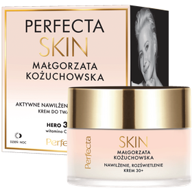 Perfecta Skin Małgorzata Kożuchowska Krem do twarzy nawilżająco-rozświetlający na dzień i na noc 30+