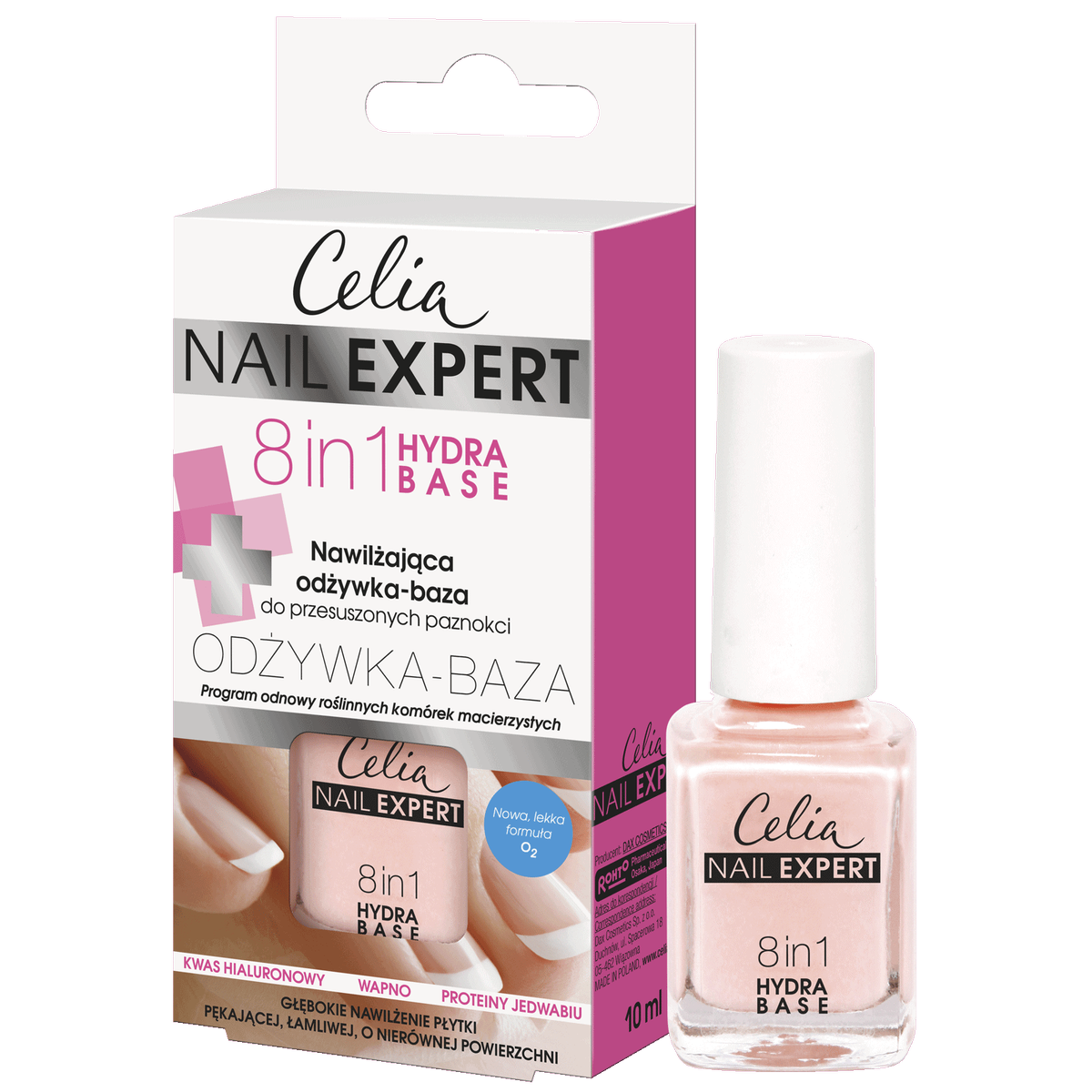 Celia Nail expert Odżywka do paznokci 8 IN 1 HYDRA BASE