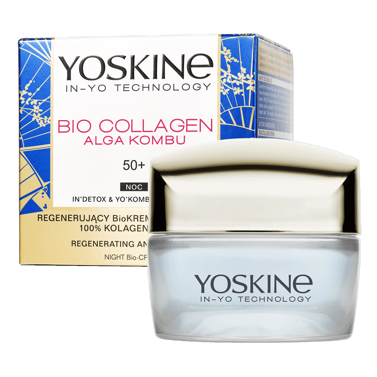 Yoskine Bio Collagen Krem do twarzy na noc 50+