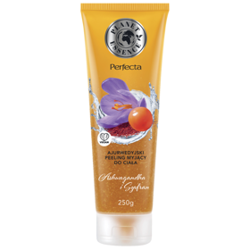 Perfecta Planet Essence Ayurvedic body scrub Ashwagandha and Saffron