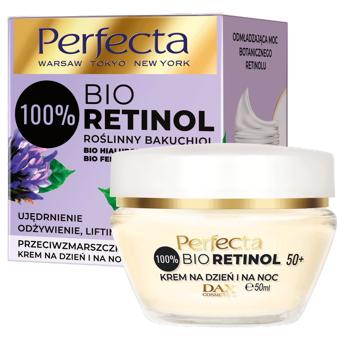 Perfecta Bio Retinol Przeciwzmarszczkowy krem do twarzy 50+