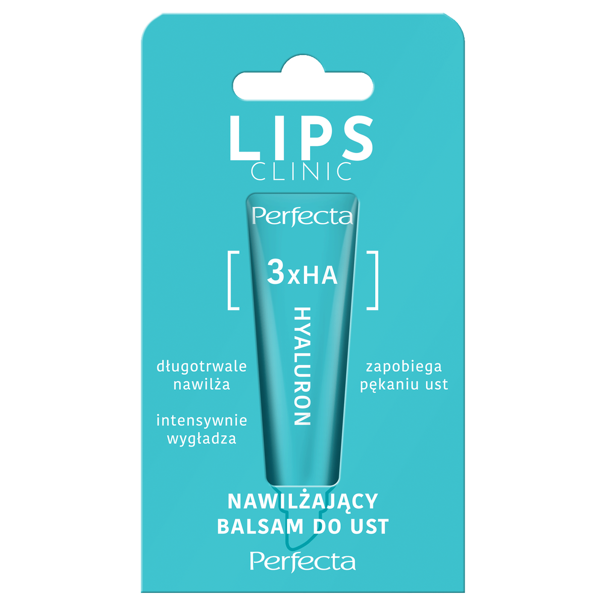 Perfecta Lips Clinic Nawilżający żelowy balsam do ust 3x Hyaluron