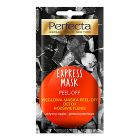 Perfecta Express Mask Peel off Węglowa maska Detox i rozświetlenie 8ml