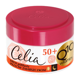 Celia Q10 przeciwzmarszczkowy krem półtłusty 50+ z retinolem 50ml