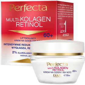 Perfecta Multikolagen Retinol Liftingujący krem na dzień i na noc 60+