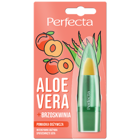 Perfecta Aloe Vera Pflegender Lippenstift mit Aloe und Pfirsich