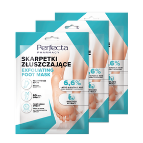 3x Perfecta Exfoliating foot mask