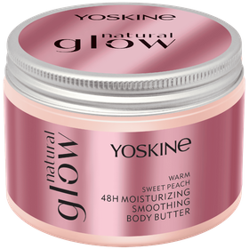 Yoskine Natural Glow Wygładzające masło do ciała z efektem nawilżenia