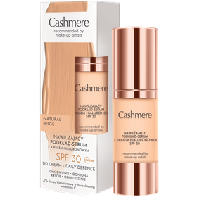 Cashmere DD Moisturizing foundation-serum with hyaluronic acid SPF 30 Natural Beige