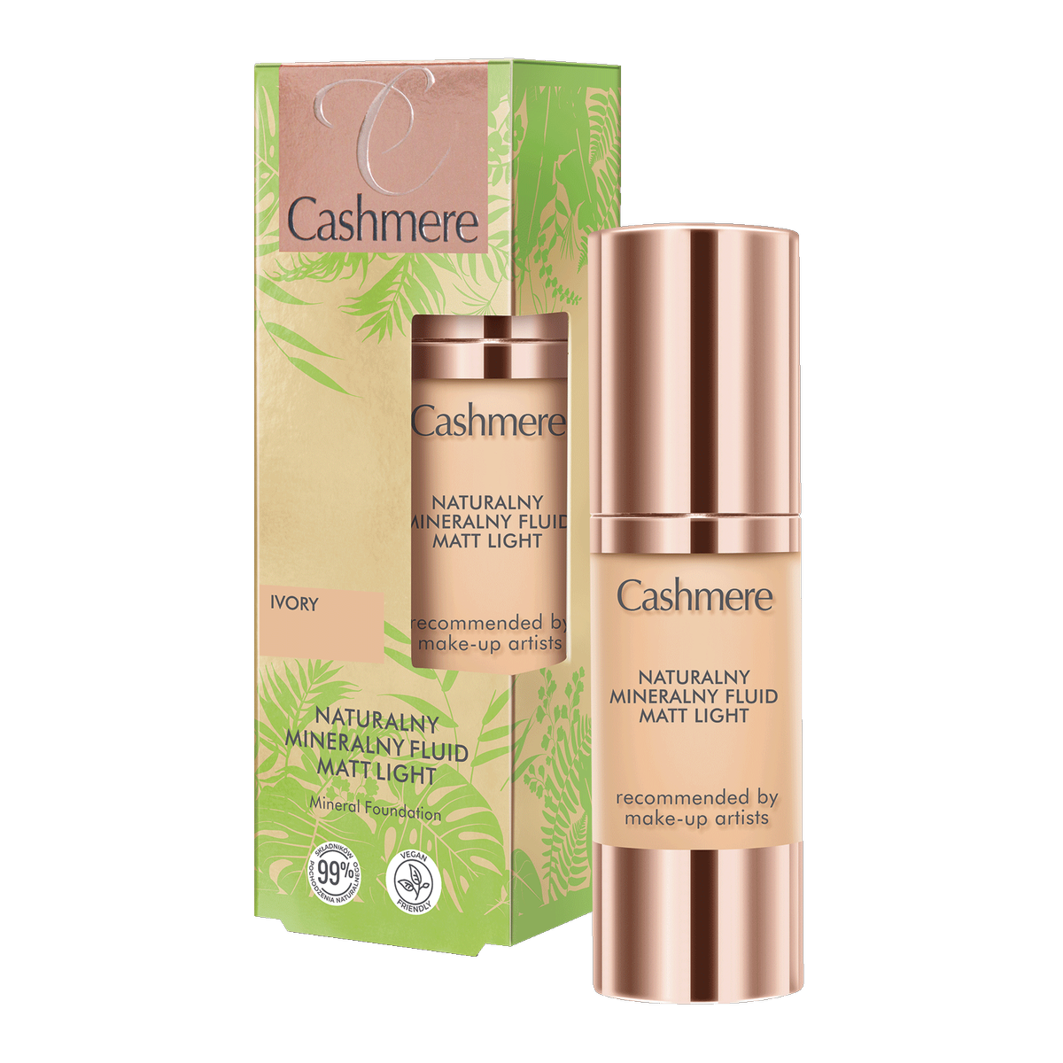 Cashmere Mineral naturalny mineralny fluid, Ivory