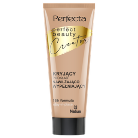 Perfecta Perfect Beauty Creator Abdeckende, feuchtigkeitsspendende und füllende Grundierung Medium 03