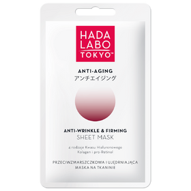 Hada Labo Tokyo Anti-Aging Przeciwzmarszczkowo-ujędrniająca maska nawilżająca na tkaninie