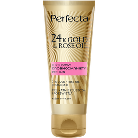 Perfecta 24K Gold&Rose Oil Luxurious fine-grained face scrub
