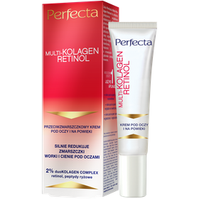 Perfecta Multikolagen Retinol Przeciwzmarszczkowy krem  pod oczy i na powieki