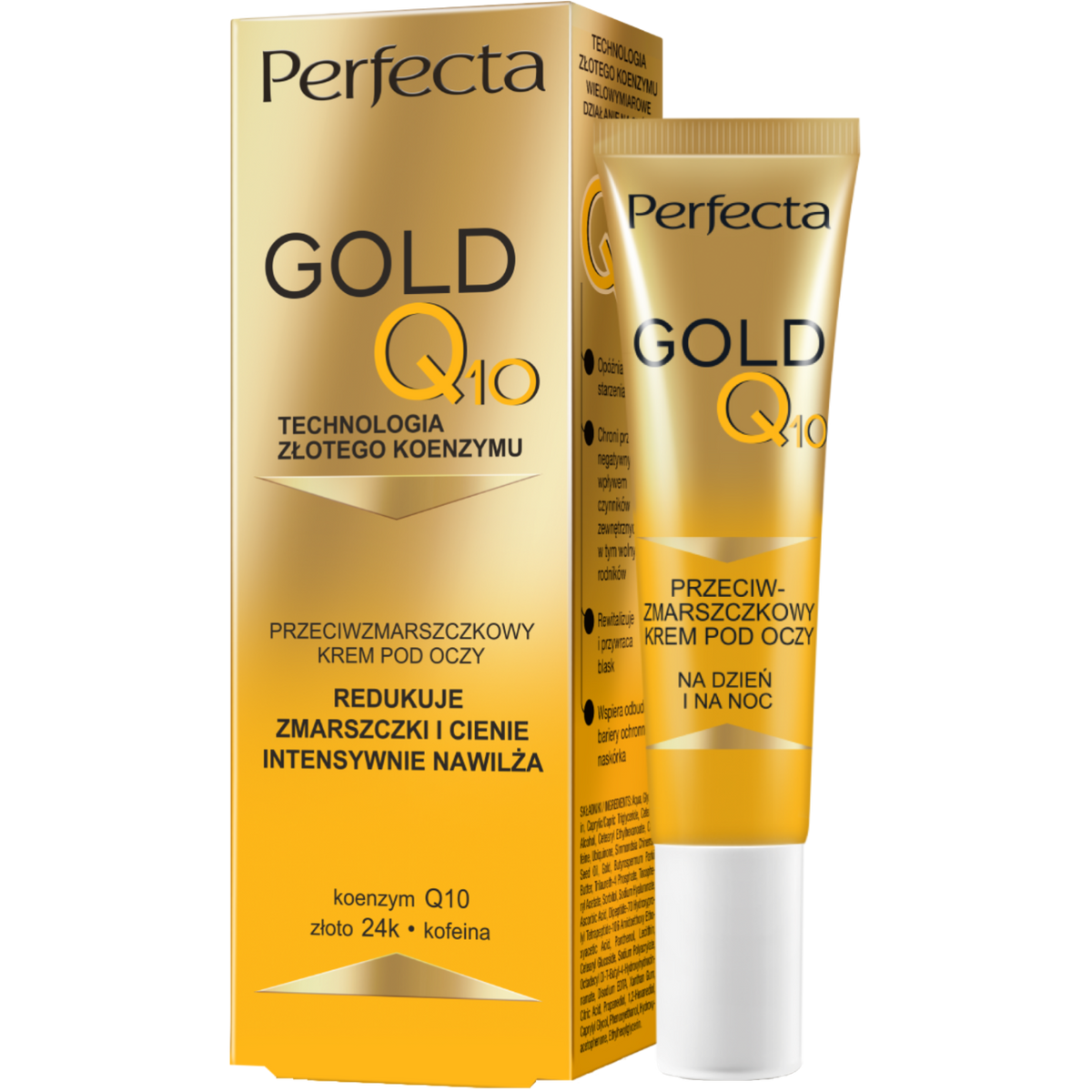 Perfecta Gold Q10 Przeciwzmarszczkowy krem pod oczy