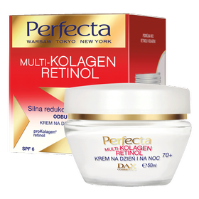 Perfecta Multikolagen Retinol Krem do twarzy na dzień i na noc 70+