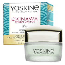 Yoskine Okinawa Green Caviar krem do twarzy z kawiorem na dzień i noc 50+