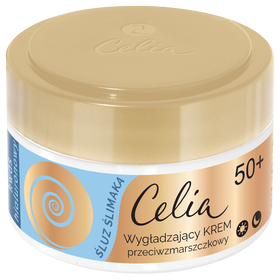 Celia Snail Slime Smoothing Anti-Wrinkle Cream with Hyaluronic Acid 50+