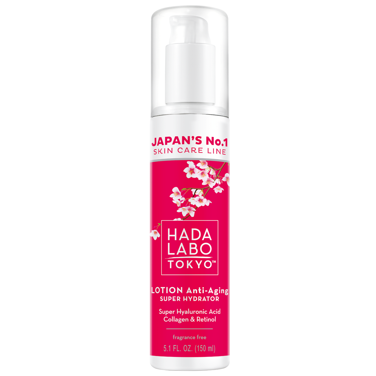 Hada Labo Tokyo Red Nawilżający lotion przeciwzmarszczkowy do twarzy