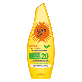Dax Sun relaksująca emulsja ochronna z herbatą matcha SPF 20
