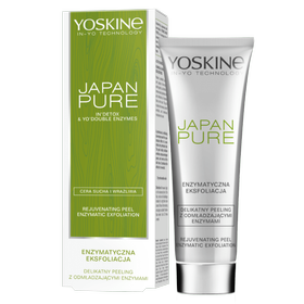 Yoskine Japan Pure delikatna eksfoliacja peeling enzymatyczny 75 ml