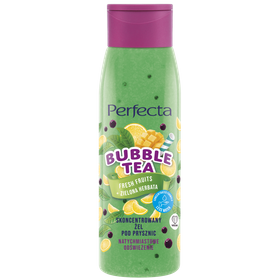 Perfecta Bubble Tea Duschgel mit konzentrierten frischen Früchten und grünem Tee