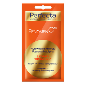 Perfecta Fenomen C Maske für Gesicht, Hals und Dekolleté mit Vitamin C