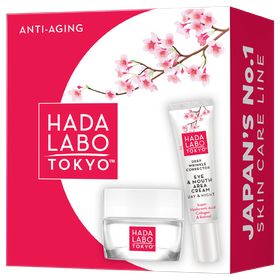 Hada Labo Tokyo Red Gesichtscreme und Augencreme-Set