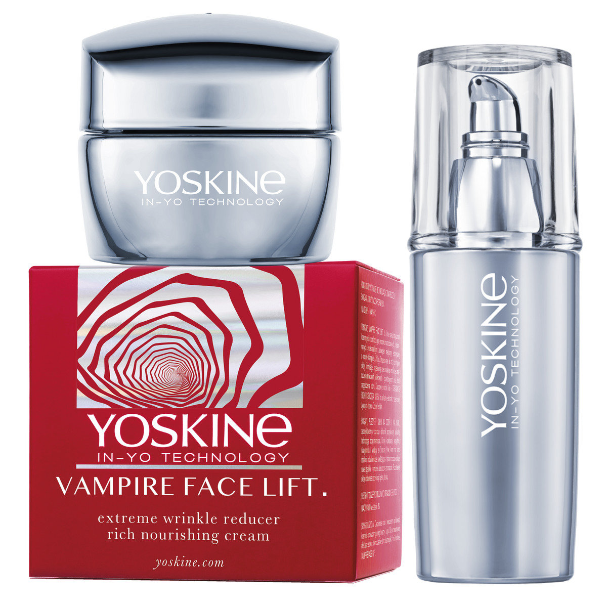 Zestaw Yoskine Vampire Face Lift. Krem na dzień i na noc + Serum