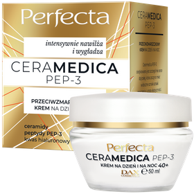 Perfecta Ceramedica PEP-3 Anti-Falten-Tages- und Nachtcreme 40+