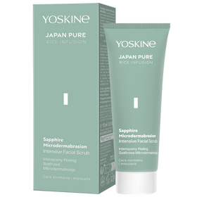 Yoskine Japan Pure Rice Infusion Intensywny mikropeeling szafirowy