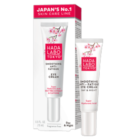 Hada Labo Tokyo White Glättende Anti-Mü- Digkeit Augencreme Tag & Nacht