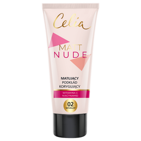 Celia Matt Nude Mattierende Korrigierende Gesichts-Foundation 02