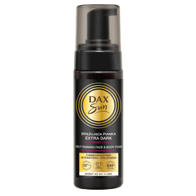 Dax Sun samoopalacz - brązująca pianka do twarzy i ciała - extra dark