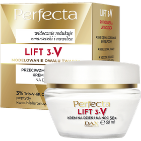 Perfecta Lift 3-V Anti-wrinkle lifting cream for day and night 50+