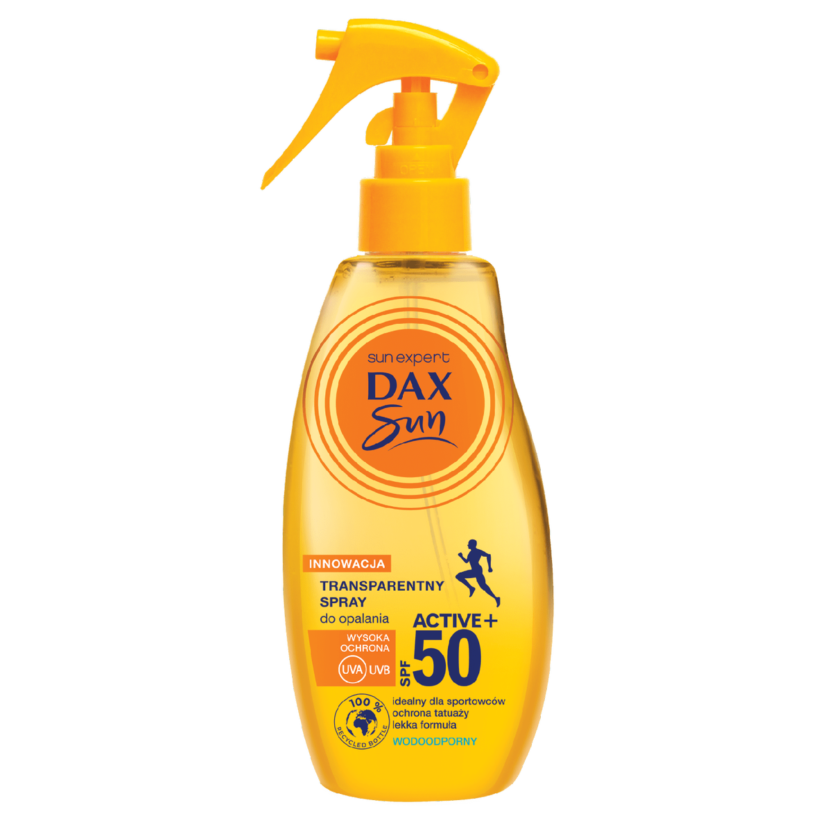 Dax Sun Transparentny spray do opalania SPF 50