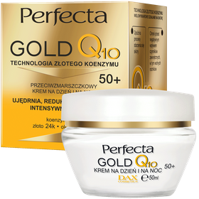 Perfecta Gold Q10 Anti-Falten-Gesichtscreme für Tag und Nacht 50+