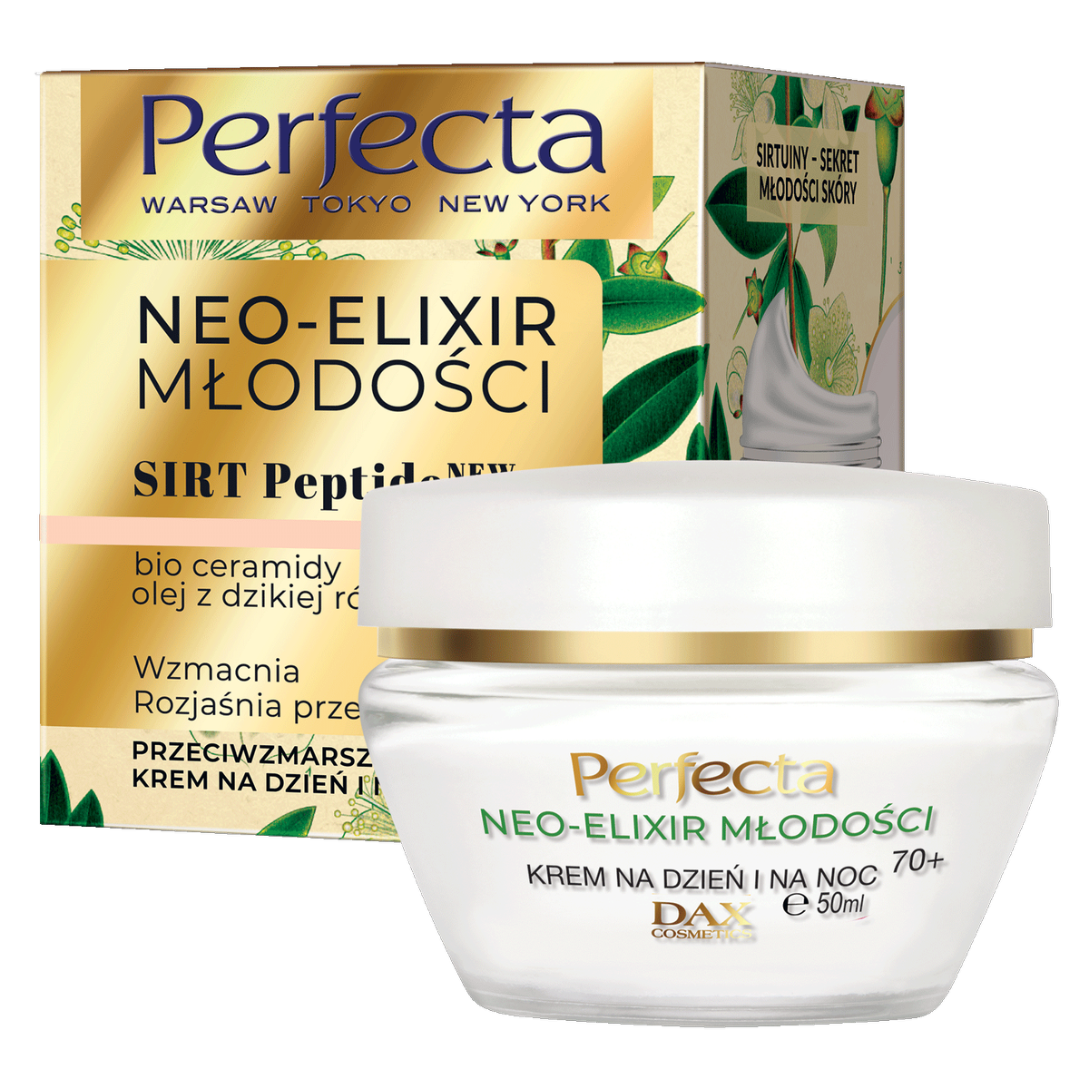 Perfecta Neo-Elixir Młodości przeciwzmarszczkowy krem na dzień i na noc 70+