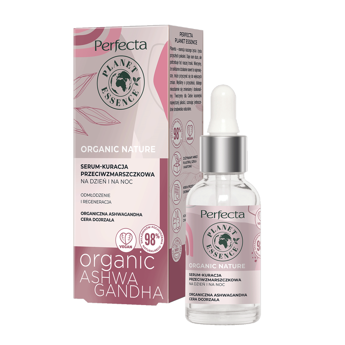 Perfecta Organic Nature Serum przeciwzmarszczkowe na dzień i na noc