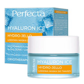 Perfecta Hyaluron Ice Ice face mask 3x Hyaluron + Electrolytes, instant ice hydration and skin firming