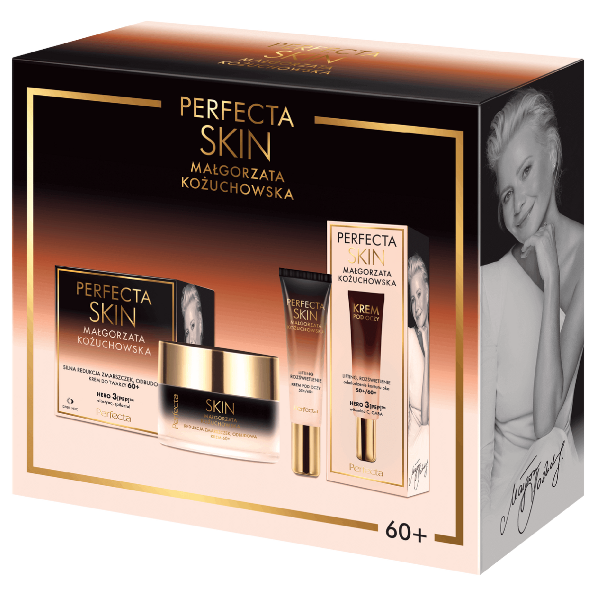 Zestaw Perfecta Skin Małgorzata Kożuchowska krem 60+ i krem oczy
